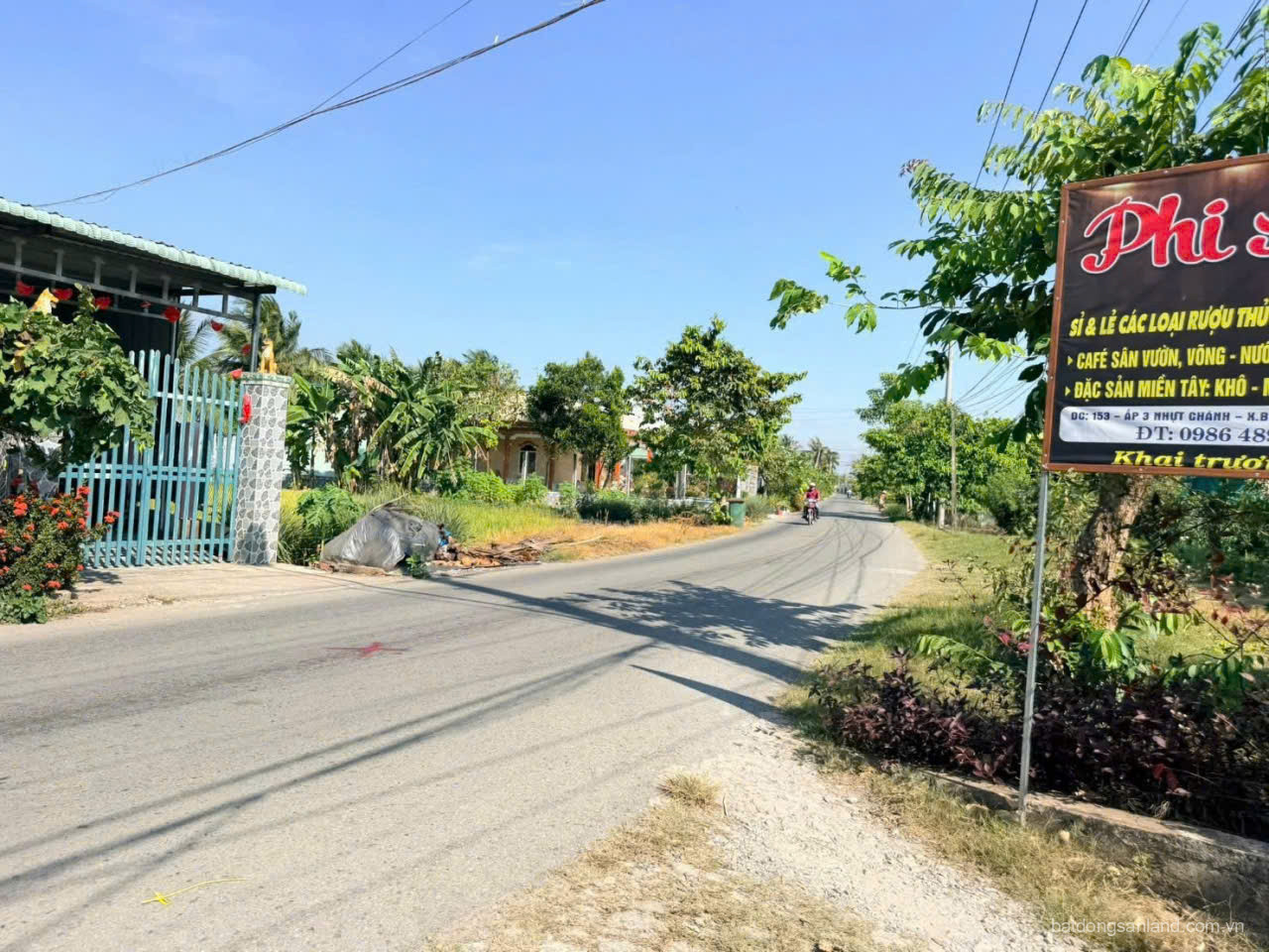 Bán đất lúa đường đá xanh xe tải xã Nhựt Chánh dt 3004m2 giá 4,85 tỷ